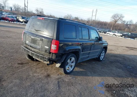 2014 Jeep Patriot Latitude z USA, uszkodzony, nr VIN 1C4NJRFB1ED605919